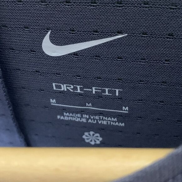 Sz M Nike Mens Trail Solar Chase Dri-FIT Short Sleeve Top DV9305 003 - Picture 4 of 7